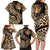 Africa Leopard Skin Pattern Family Matching Long Sleeve Bodycon Dress and Hawaiian Shirt Version 01 LT9 - Wonder Print Shop