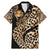 Africa Leopard Skin Pattern Family Matching Mermaid Dress and Hawaiian Shirt Version 01 LT9 - Wonder Print Shop