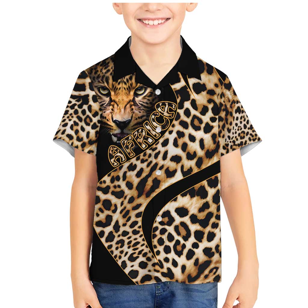 Africa Leopard Skin Pattern Family Matching Mermaid Dress and Hawaiian Shirt Version 01 LT9 - Wonder Print Shop
