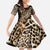 Africa Leopard Skin Pattern Family Matching Off Shoulder Maxi Dress and Hawaiian Shirt Version 01 LT9 - Wonder Print Shop