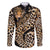 Africa Leopard Skin Pattern Family Matching Off Shoulder Short Dress and Hawaiian Shirt Version 01 LT9 - Wonder Print Shop