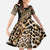 Africa Leopard Skin Pattern Family Matching Puletasi and Hawaiian Shirt Version 01 - Wonder Print Shop