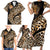 Africa Leopard Skin Pattern Family Matching Short Sleeve Bodycon Dress and Hawaiian Shirt Version 01 - Wonder Print Shop
