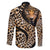 Africa Leopard Skin Pattern Family Matching Short Sleeve Bodycon Dress and Hawaiian Shirt Version 01 - Wonder Print Shop