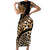 Africa Leopard Skin Pattern Family Matching Short Sleeve Bodycon Dress and Hawaiian Shirt Version 01 - Wonder Print Shop