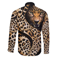 Africa Leopard Skin Pattern Family Matching Summer Maxi Dress and Hawaiian Shirt Version 01 - Wonder Print Shop