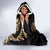 Africa Leopard Skin Pattern Hooded Blanket Version 01
