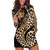 Africa Leopard Skin Pattern Hoodie Dress Version 01 - Wonder Print Shop