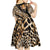 Africa Leopard Skin Pattern Kid Short Sleeve Dress Version 01 - Wonder Print Shop