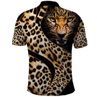 Africa Leopard Skin Pattern Polo Shirt Version 01 - Wonder Print Shop