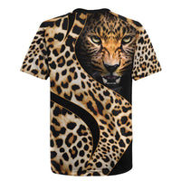 Africa Leopard Skin Pattern Rugby Jersey Version 01 - Wonder Print Shop