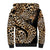 Africa Leopard Skin Pattern Sherpa Hoodie Version 01 - Wonder Print Shop