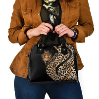 Africa Leopard Skin Pattern Shoulder Handbag Version 01