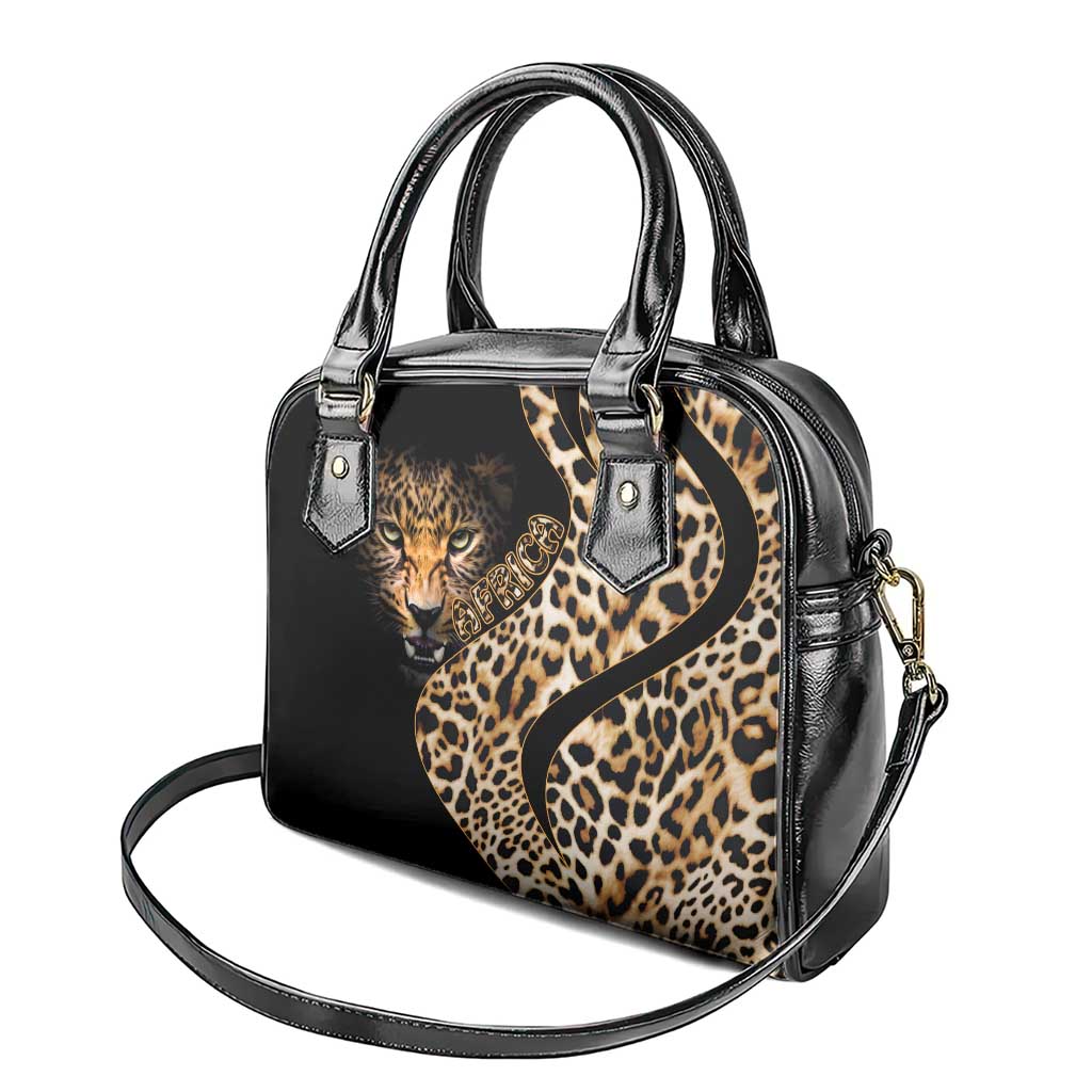 Africa Leopard Skin Pattern Shoulder Handbag Version 01