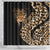 Africa Leopard Skin Pattern Shower Curtain Version 01