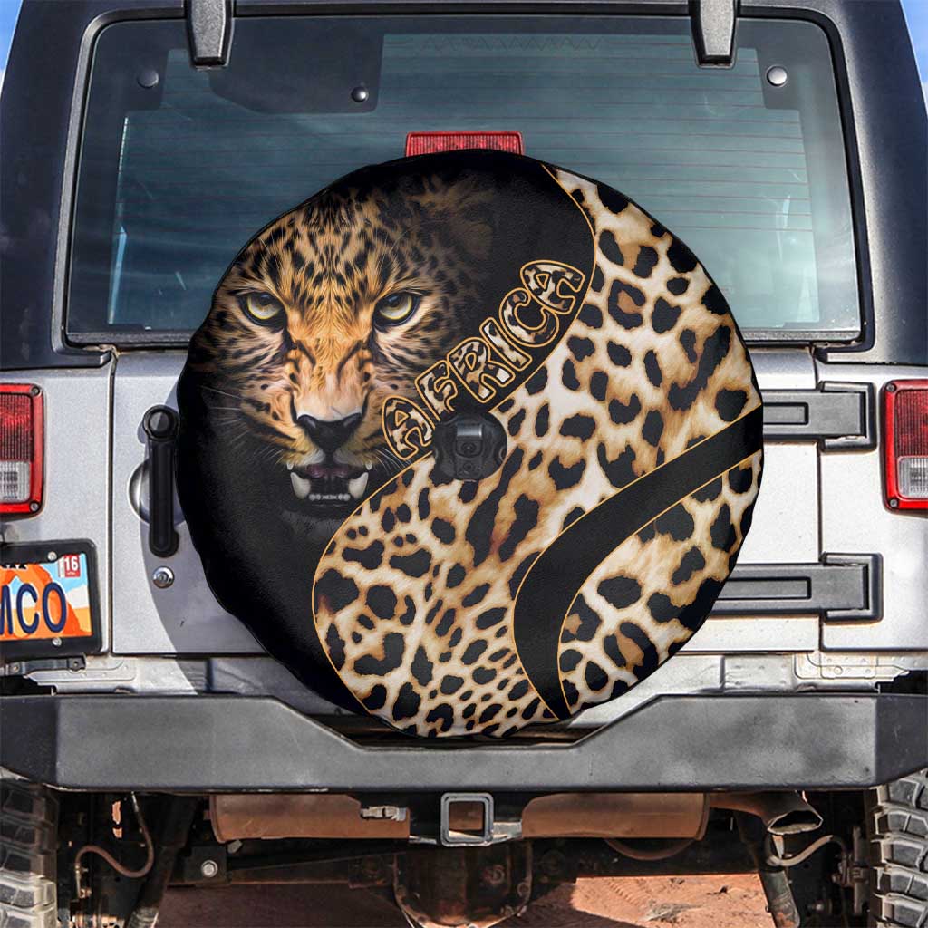 Africa Leopard Skin Pattern Spare Tire Cover Version 01 - Wonder Print Shop