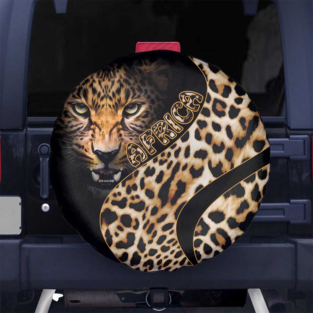 Africa Leopard Skin Pattern Spare Tire Cover Version 01 - Wonder Print Shop