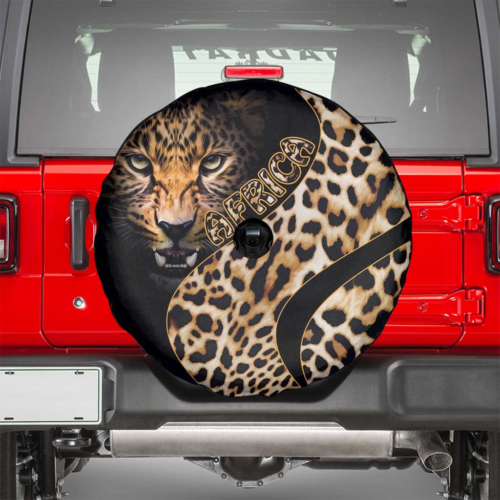 Africa Leopard Skin Pattern Spare Tire Cover Version 01 - Wonder Print Shop