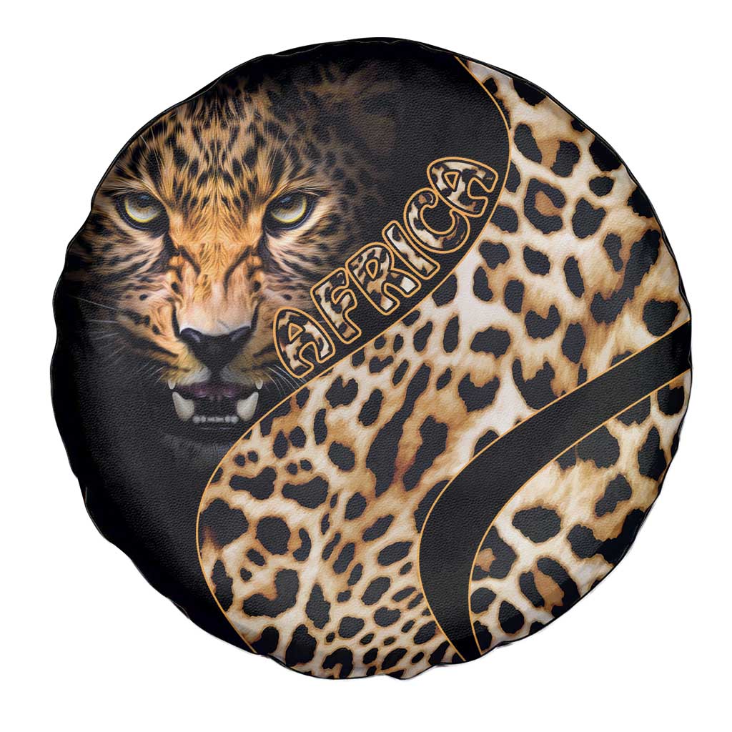 Africa Leopard Skin Pattern Spare Tire Cover Version 01 - Wonder Print Shop