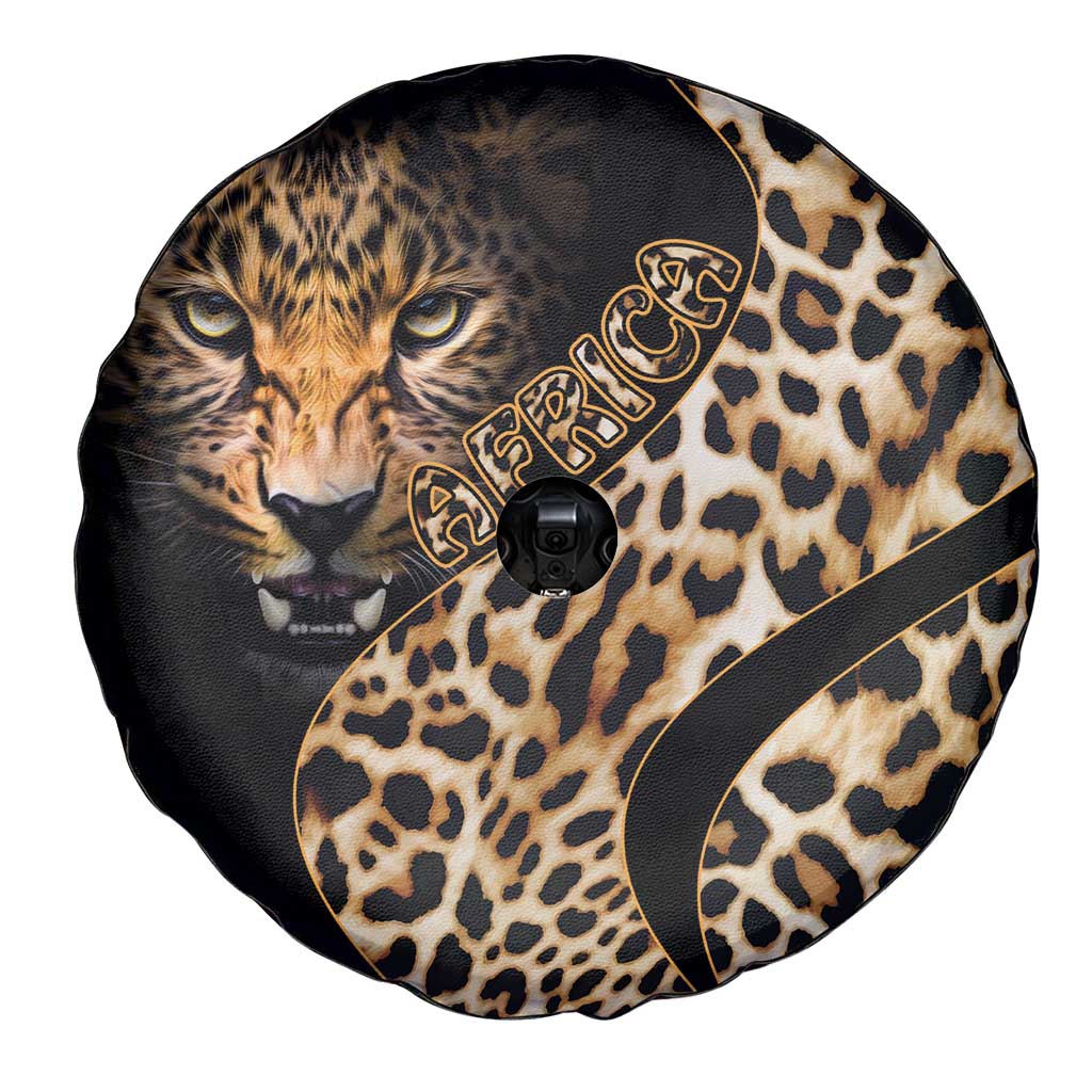 Africa Leopard Skin Pattern Spare Tire Cover Version 01 - Wonder Print Shop