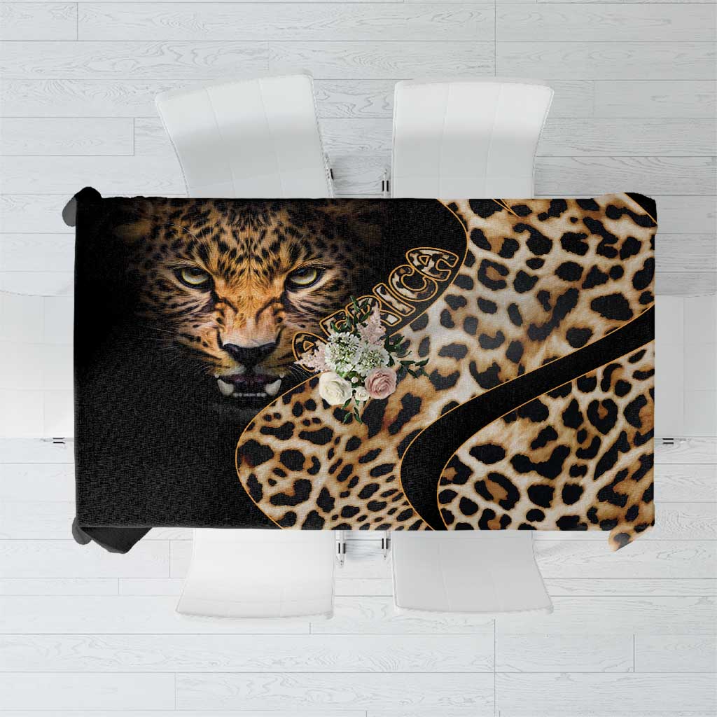 Africa Leopard Skin Pattern Tablecloth Version 01 - Wonder Print Shop