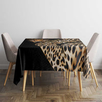 Africa Leopard Skin Pattern Tablecloth Version 01 - Wonder Print Shop