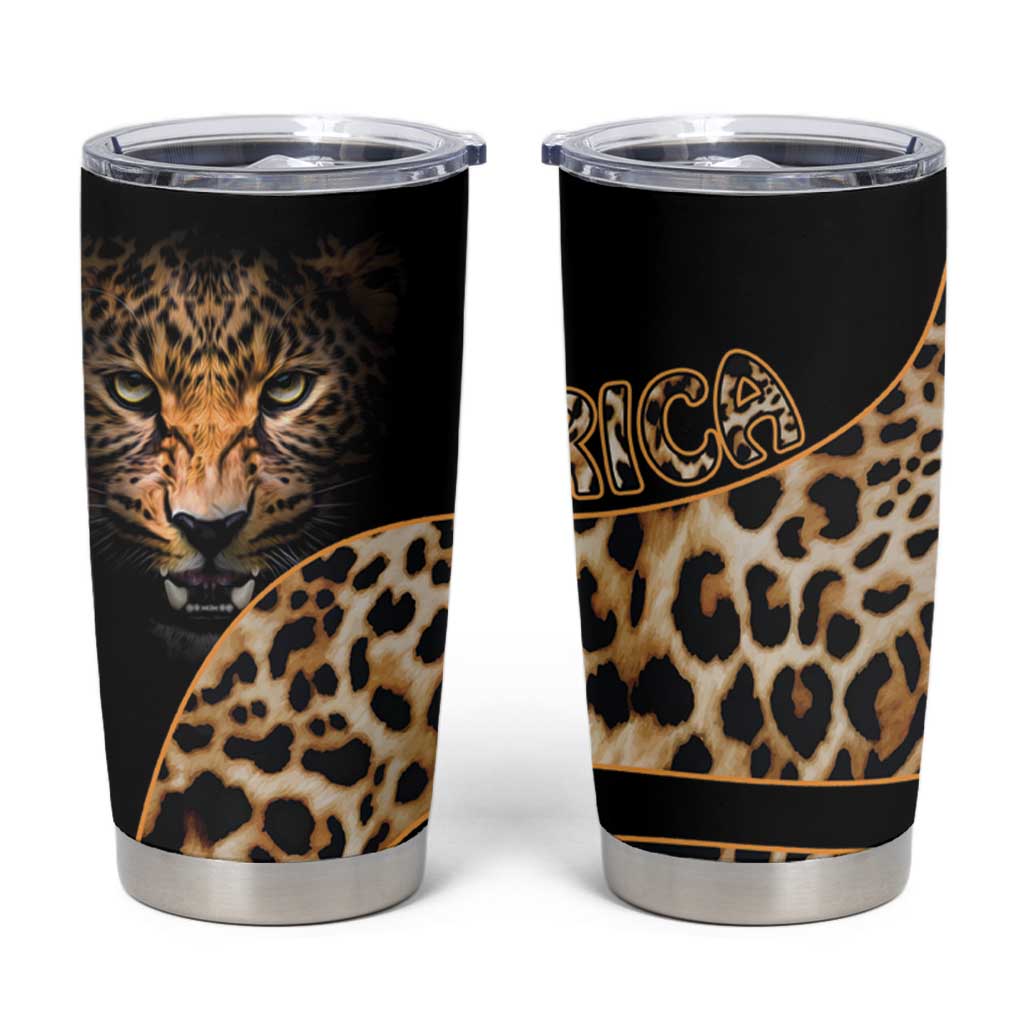 Africa Leopard Skin Pattern Tumbler Cup Version 01 - Wonder Print Shop