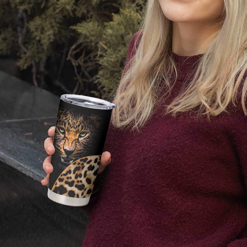 Africa Leopard Skin Pattern Tumbler Cup Version 01 - Wonder Print Shop
