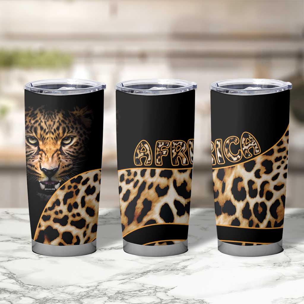 Africa Leopard Skin Pattern Tumbler Cup Version 01 - Wonder Print Shop