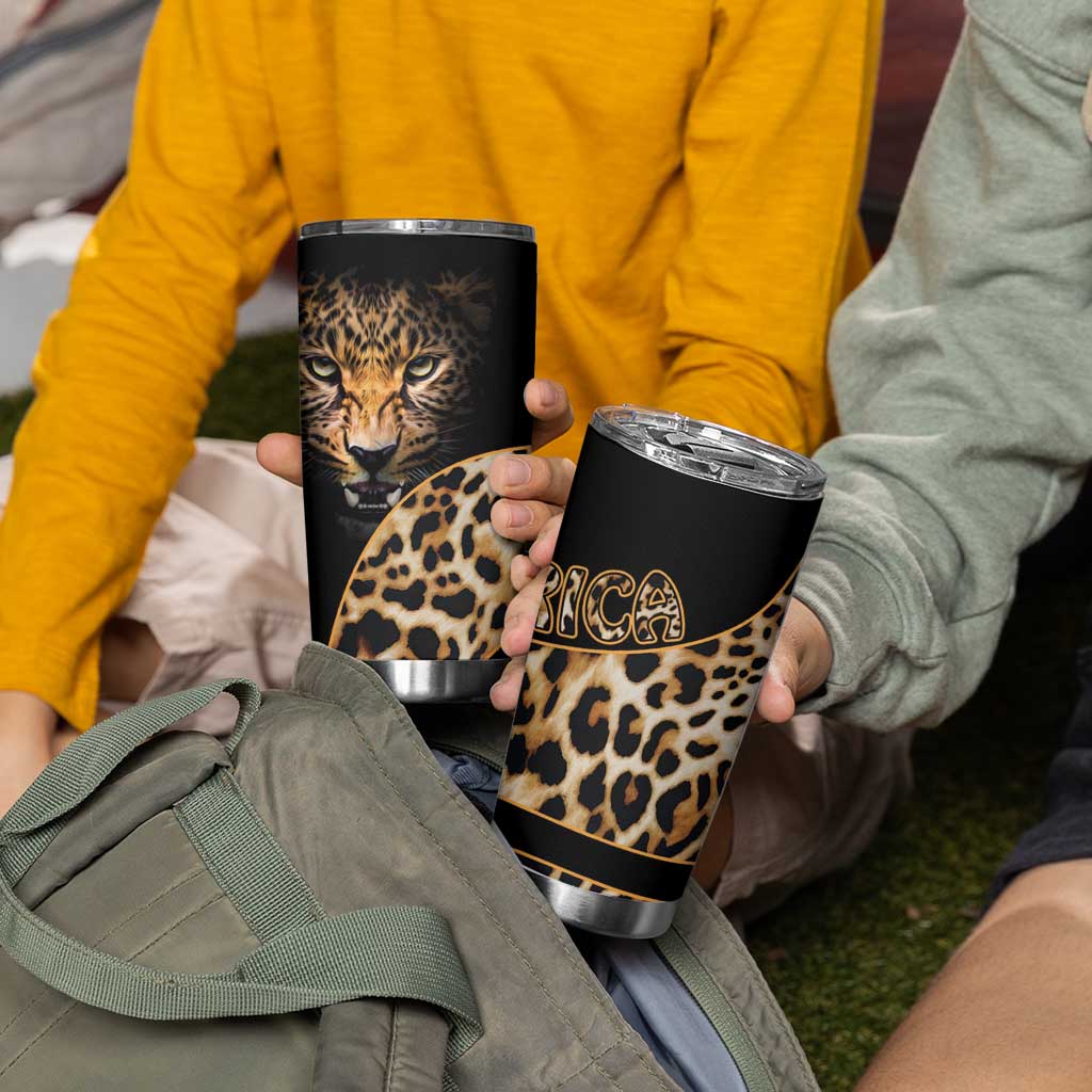 Africa Leopard Skin Pattern Tumbler Cup Version 01 - Wonder Print Shop