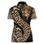 Africa Leopard Skin Pattern Women Polo Shirt Version 01 - Wonder Print Shop