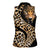 Africa Leopard Skin Pattern Women Sleeveless Polo Shirt Version 01 - Wonder Print Shop