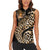 Africa Leopard Skin Pattern Women Sleeveless Polo Shirt Version 01 - Wonder Print Shop