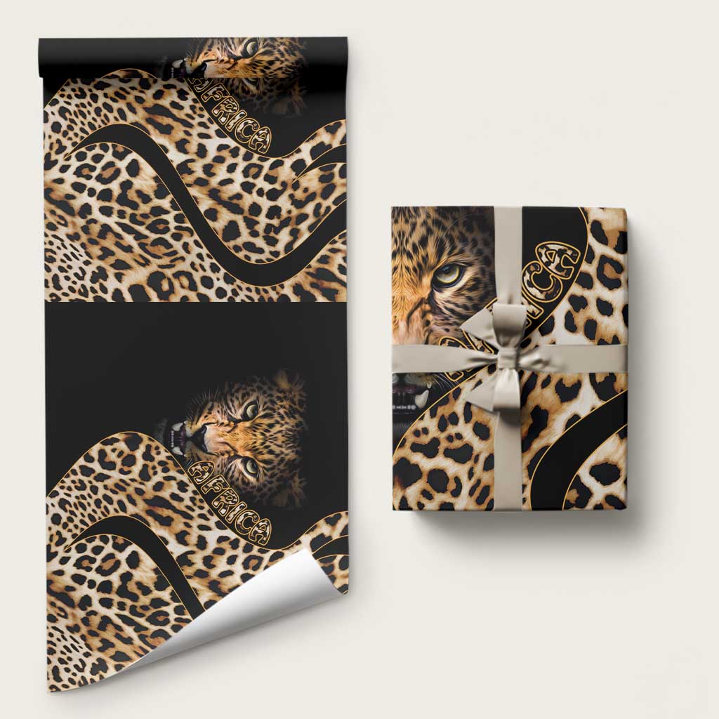 Africa Leopard Skin Pattern Wrapping Paper Version 01 - Wonder Print Shop