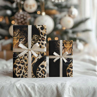 Africa Leopard Skin Pattern Wrapping Paper Version 01 - Wonder Print Shop