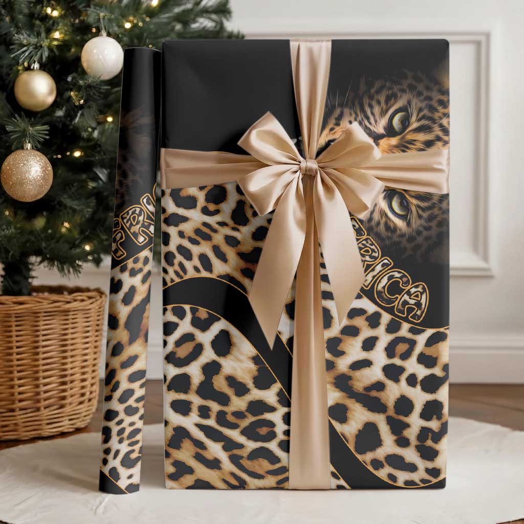 Africa Leopard Skin Pattern Wrapping Paper Version 01 - Wonder Print Shop