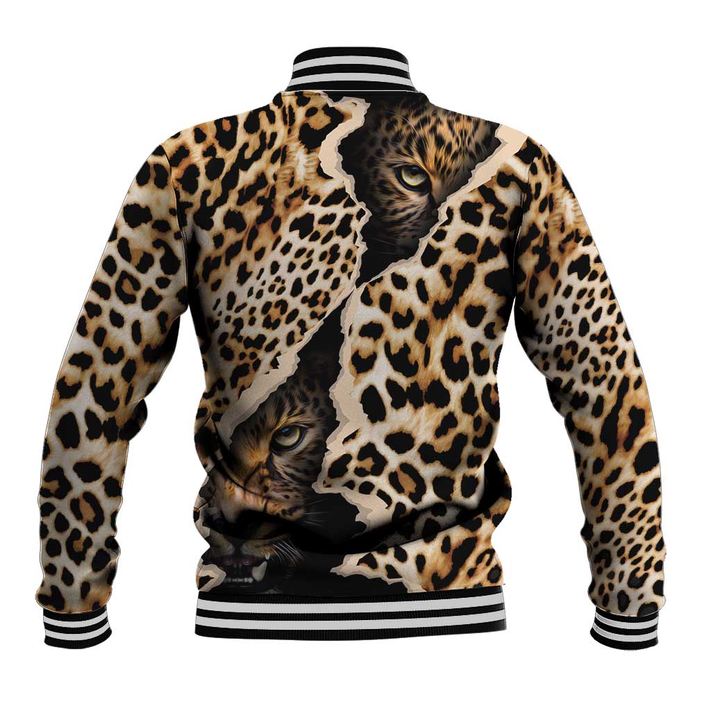 Africa Leopard Skin Pattern Baseball Jacket Version 02 LT9 - Wonder Print Shop