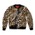 Africa Leopard Skin Pattern Bomber Jacket Version 02 LT9 - Wonder Print Shop