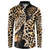 Africa Leopard Skin Pattern Button Sweatshirt Version 02 LT9 - Wonder Print Shop