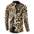 Africa Leopard Skin Pattern Button Sweatshirt Version 02 LT9 - Wonder Print Shop