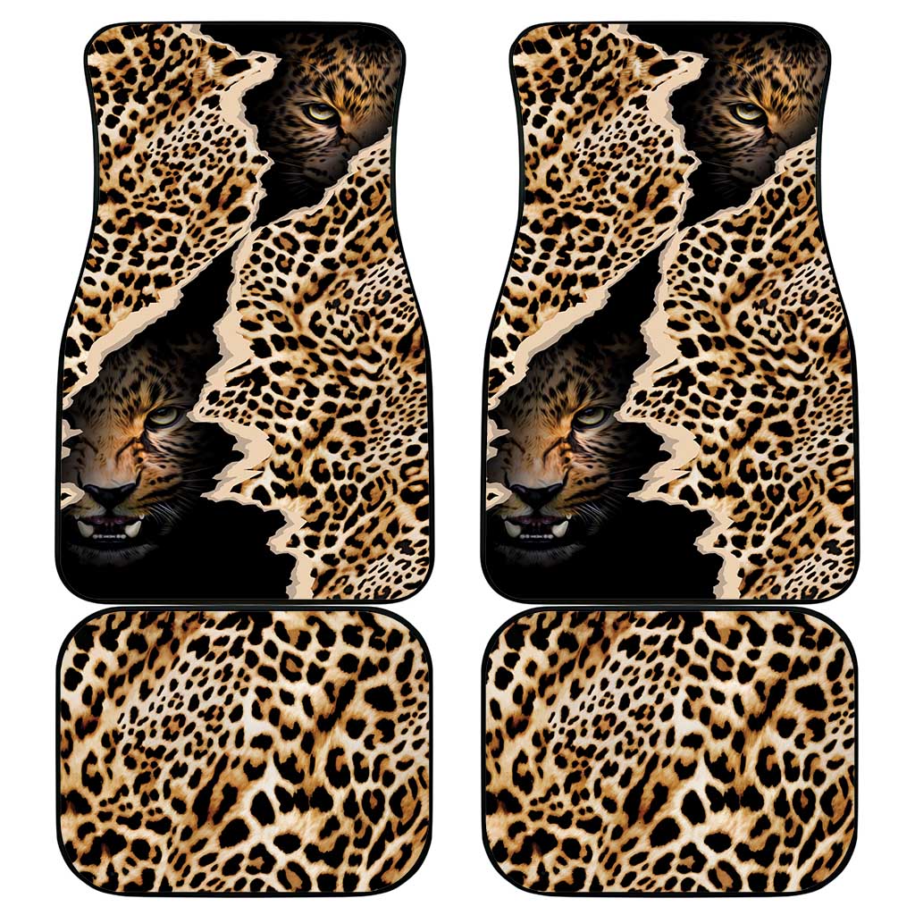 Africa Leopard Skin Pattern Car Mats Version 02 LT9 - Wonder Print Shop