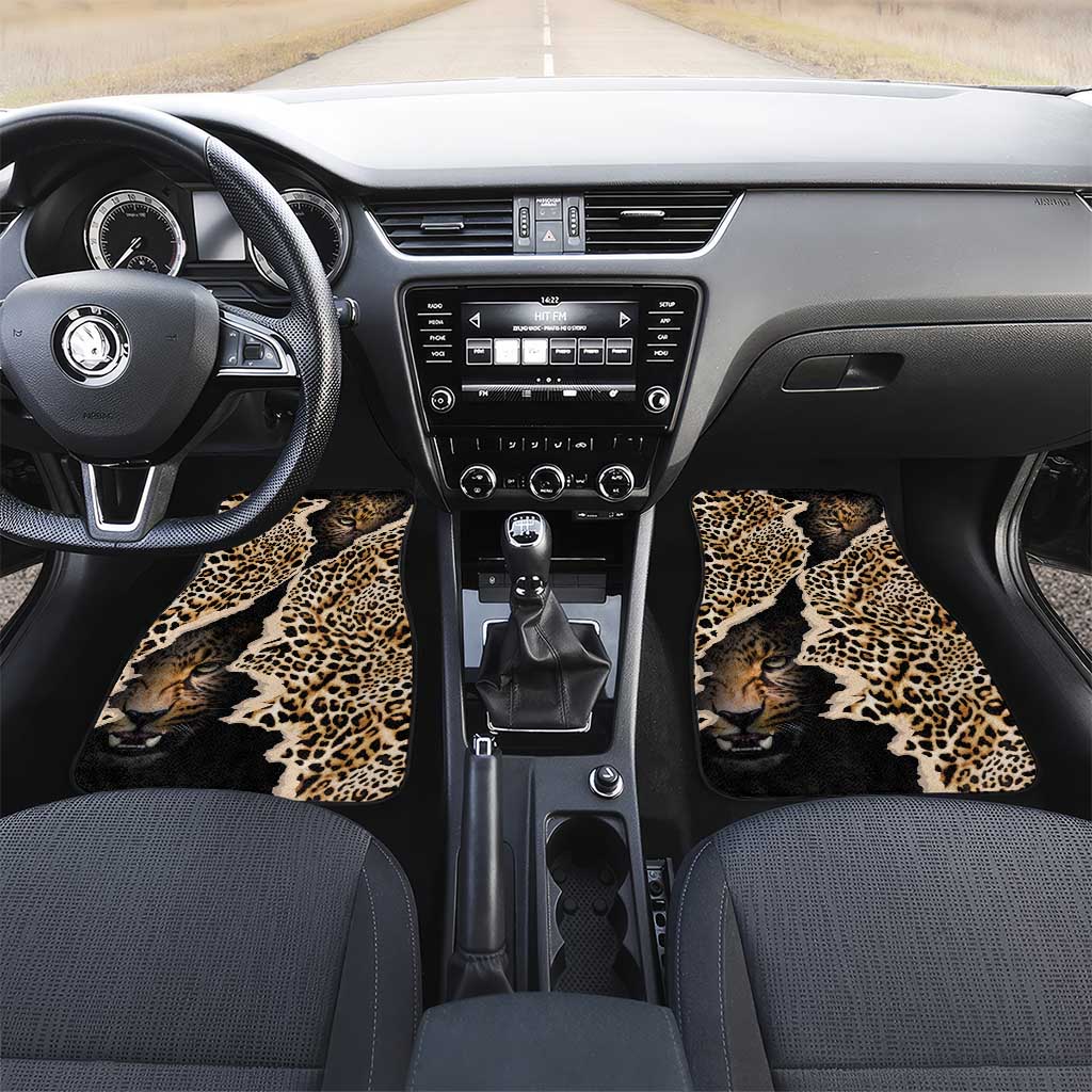 Africa Leopard Skin Pattern Car Mats Version 02 LT9 - Wonder Print Shop