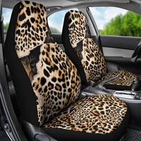 Africa Leopard Skin Pattern Car Seat Cover Version 02 LT9 - Wonder Print Shop