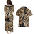 Africa Leopard Skin Pattern Couples Matching Puletasi and Hawaiian Shirt Version 02 LT9 - Wonder Print Shop