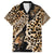 Africa Leopard Skin Pattern Family Matching Long Sleeve Bodycon Dress and Hawaiian Shirt Version 02 LT9 - Wonder Print Shop
