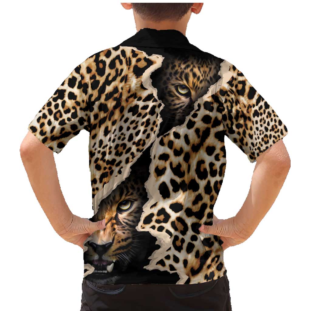 Africa Leopard Skin Pattern Family Matching Mermaid Dress and Hawaiian Shirt Version 02 LT9 - Wonder Print Shop