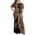 Africa Leopard Skin Pattern Family Matching Off Shoulder Maxi Dress and Hawaiian Shirt Version 02 LT9 - Wonder Print Shop