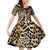 Africa Leopard Skin Pattern Family Matching Off Shoulder Short Dress and Hawaiian Shirt Version 02 LT9 - Wonder Print Shop