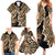 Africa Leopard Skin Pattern Family Matching Summer Maxi Dress and Hawaiian Shirt Version 02 - Wonder Print Shop