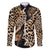 Africa Leopard Skin Pattern Family Matching Summer Maxi Dress and Hawaiian Shirt Version 02 - Wonder Print Shop